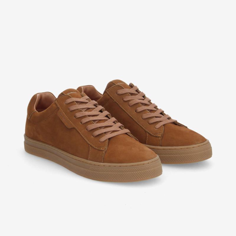 SPARKLE SNEAKER M - NUBUCK - NOISETTE